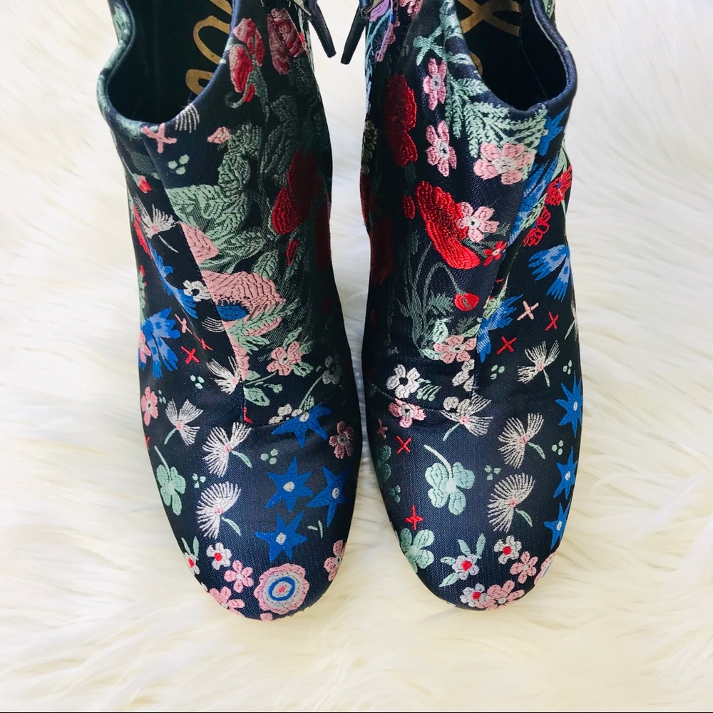 Sam Edelman • Cambell Floral Brocade Booties - Picture 8 of 8
